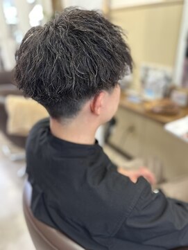 コアフィールフィス(COIFFURE fils) 【見附 今町】メンズジェルパーマ 波まき ツイスパ