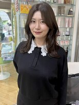 オブヘアージユウガオカ(Of HAIR Jiyugaoka)&nbsp;くびれヘア×オリーブグレージュ