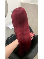 ワンバイワンヘアーツー(OnexOne HAIR2)&nbsp;深みのあるレッドカラー