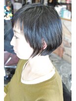 オーバーキャプテンネイキッド(OVER CAPTAIN NAKED)&nbsp;耳かけ骨格補正カット×バングアシメ