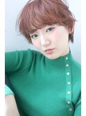 kico☆フォギーベージュ×厚めバング×耳かけヘアカタ