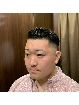 ヒロギンザ 青山店(HIRO GINZA) 2ブロック7:3 分け目ライン