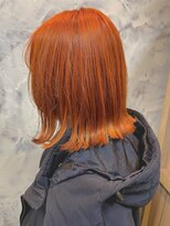 ニコアヘアデザイン(Nicoa hair design) がっつりオレンジ