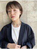 【The C 森谷やよい】耳掛け/丸みショート/大人ショートボブ