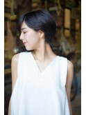 【Aries南富山/富山市】大人可愛い小顔マニッシュショートボブ