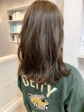 キャアリー(Caary) 福山市イルミナカラー人気caaryブリーチなしアッシュベージュ