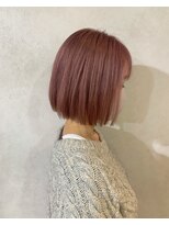 ドゥニカ(donica) ピンクベージュ×ミニボブ20代30代