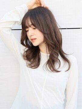 ロエナ(ROENA) ミディアムレイヤーカット似合わせカット大人ガーリー40代50代