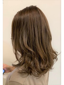 ヘアブランコブランコ 横浜(hair blanco_blanco) 似合わせカット/くびれヘア/デザインカラー/艶ボルドー[横浜駅]