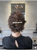 アップスタイル/結婚式ヘアアレンジ