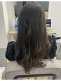 ミエル ヘア 新宿(miel hair)&nbsp;黒染め落とし&イルミナカラーで透明感あるグレージュに♪