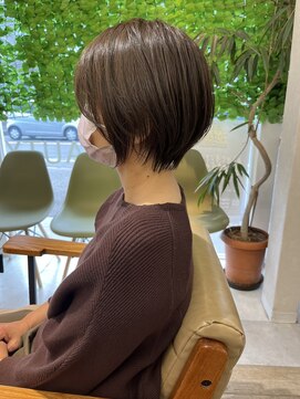 ヘアーザラブズラフズ オーガニカ 北九州(HAIR THE LOVES LAUGHS ORGANICA) ゆったりショートボブ*
