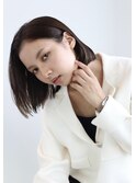 【不動前美容室】切りっぱなしボブ