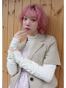 ブゾン(buZon) 【buZon ブゾン】マッシュウルフ×ホワイトピンク