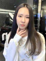 インプレッション(impression produced by LA’BO) 【札幌/impression佐藤】艶髪ブルーグレーグラデーション