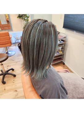 エルムトウキョウ(ELM Tokyo) 夏らしいハイライト☆アクアブルー☆