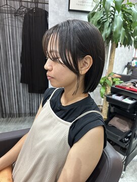 シールドヘアー 沖縄 新都心(C'LD Hair) 内巻きボブ/顔まわり/小顔ボブ/ボブ/ミニボブ/ショートボブ