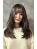 【韓国風にイメチェン♪】カラー+顔回りレイヤーカット