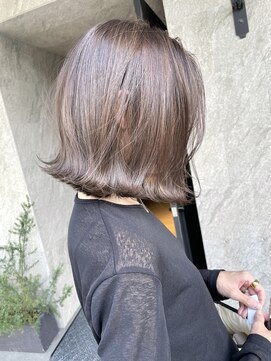 セイントローレン バイ ジルブラン(St.Lauren by JIL BLAN) Bell Bottom Bob×Greige Brown