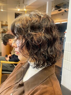 エルマノ 仙川(L mano) 長持ちするくせ毛風パーマボブ