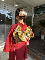 ダブル(W)&nbsp;【hair salon W】成人式着付け&ヘアセット