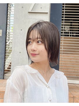 ハルキミナトジャパン 神戸(HARUKI MINATO japan) 切りっぱなしボブ 20代30代40代ヘア 小顔 神戸ボブ 三ノ宮