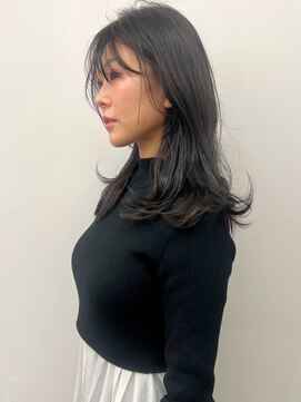 ラウンジ モリオ イケブクロ(Lounge MORIO Ikebukuro) 【morio】池袋　ロング　刈り上げ　レイヤー　黒髪♪