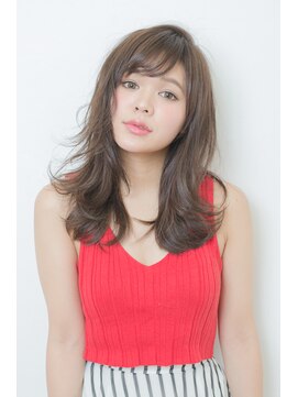 リヨン 錦糸町(Lyon) 外はねロング　グレーベージュ