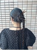 ロング/ヘアアレンジ/カチモリヘア/20代/30代