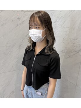 ベイリコルド(Bei Licoldo.) ブーム再来、ホワイトミルクティーインナーカラー☆名古屋/名駅