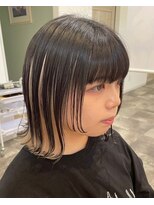 ソウゾウ ブリッジ(SoZo Bridge)&nbsp;切りっぱなしボブ/インナーカラー/ブランドカラー/ダブルカラー