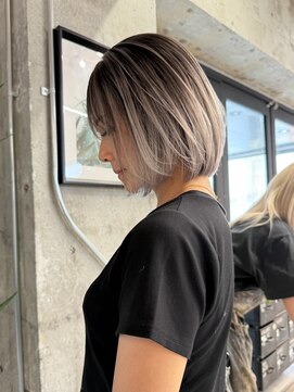 ルーフアクト(LUFE act) 上品なボブバレイヤージュ