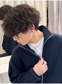ゆるふわ/スパイラルパーマ/池袋メンズカット
