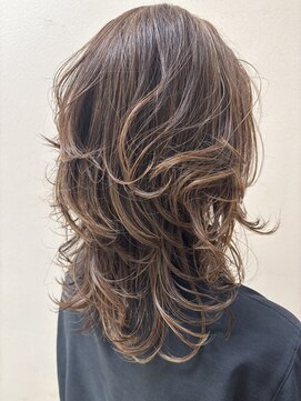 シャンプーボーイ 白髪ぼかしハイライト