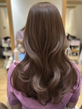 バイオレットジェム(Violet`jem) レイヤーカットアッシュブラウンブリーチなし　KA97