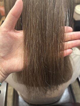 シュシュクラウド(chou chou cloud) 白髪ぼかし　ベージュ