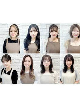 [カット+トリートメント\5500/カット+カラー+TR\7700]女性スタイリスト多数在籍☆縮毛矯正/髪質改善