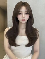 ユーフォリア 銀座(Euphoria)&nbsp;韓国/小顔/黒髪/ココアベージュ/銀座/レイヤーカット