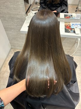ロビン 反町横浜店(robin) コスメストレート×うる艶オリーブベージュ★反町美容室