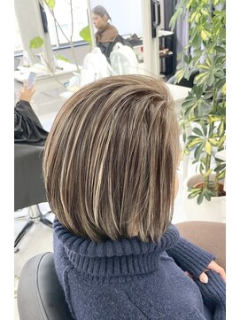 エース 春日部店(A) 白髪ぼかしハイライト