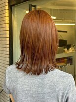 オーク あざみ野(OAK)&nbsp;ブリーチ無しオレンジブラウン