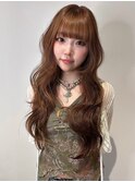 [nanami]イメチェン/ピンクベージュ/似合わせ/前髪/名駅名古屋