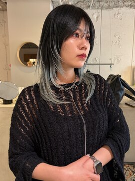 ルーム(Loom.) ザクザクカラー　シャギーレイヤー　レイヤーウルフ