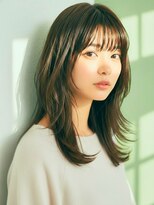 ライクバイコトナ 越谷(RIKE by kotona)&nbsp;セミロング20代30代ストレートレイヤー前髪なし前髪あり越谷