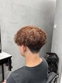 メンズサロンドットリアン(dot. lien)&nbsp;茶髪×プードルパーマ【町田/町田駅/町田MEN'S/メンズパーマ】