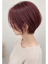 ブルーノ 東員店(BRUNO)&nbsp;深みのあるボルドーカラーで大人の丸みショート