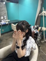 リエラ 新宿(RIERA)&nbsp;立体りぼんハーフアップ