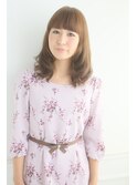 甘めバングフレンチシック＆メルティカラーなナチュラルセミディ