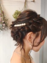 ネオリーブ クーロ(Neolive curro)&nbsp;編みこみアレンジ