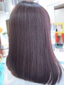 ネス(NESS) ブリーチなしのラベージュカラーストレート